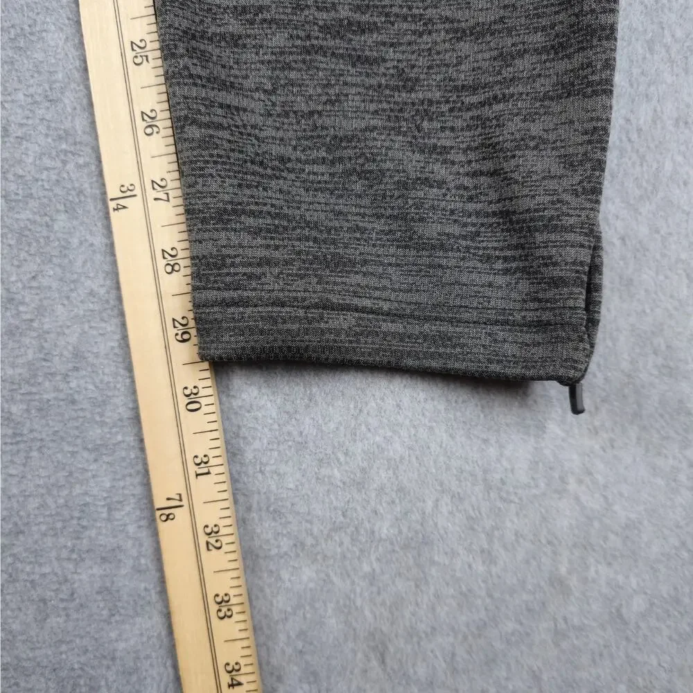 Adidas Mens XL Training Joggers/Sweatpants with Drawstring and Pockets Gray